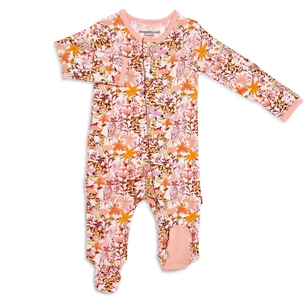 Magnetic Me Floral Baby Onesie